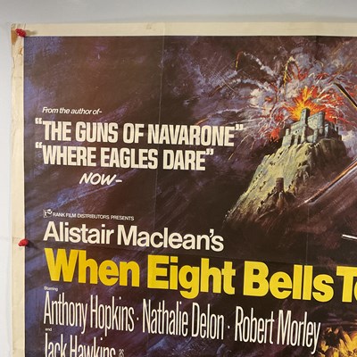 Lot 47 - WHEN EIGHT BELLS TOLL (1971) - UK Quad film...