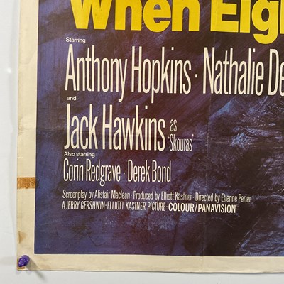 Lot 47 - WHEN EIGHT BELLS TOLL (1971) - UK Quad film...