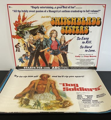 Lot 35 - A mixed group of action UK Quad film posters...