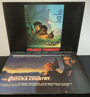 Lot 35 - A mixed group of action UK Quad film posters...