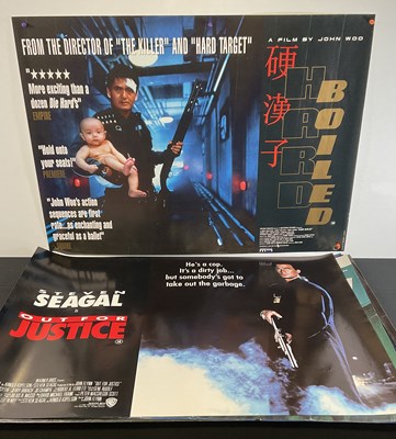 Lot 35 - A mixed group of action UK Quad film posters...