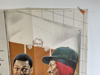 Lot 14 - TRADING PLACES (1983) UK Quad film poster,...