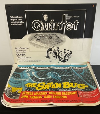 Lot 225 - A small group of science fiction UK Quad film...