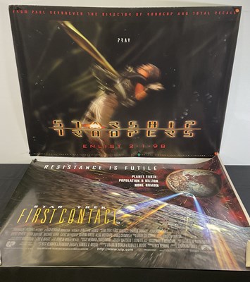 Lot 225 - A small group of science fiction UK Quad film...