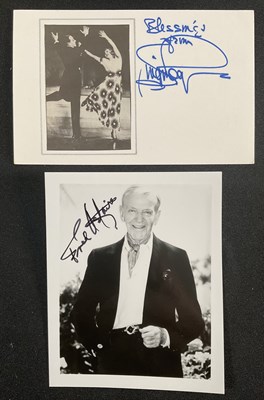 Lot 413 - FRED ASTAIRE and GINGER ROGERS autographs -...