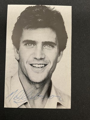 Lot 445 - A group of American actor autographs, mostly...