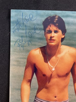 Lot 445 - A group of American actor autographs, mostly...