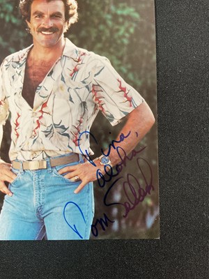 Lot 445 - A group of American actor autographs, mostly...