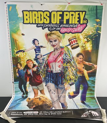 Lot 194 - BIRDS OF PREY (2020) HMV Bus Stop poster, 60"...