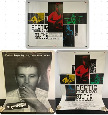 Lot 290 - ARCTIC MONKEYS - A bus stop poster for the...