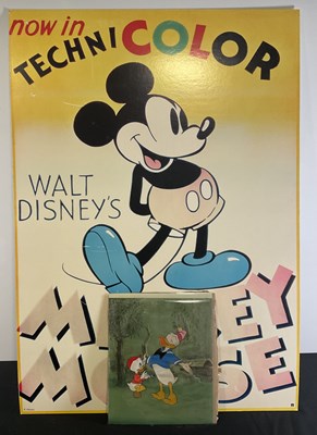 Lot 76 - A reproduction MICKEY MOUSE poster on card,...