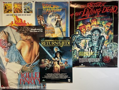 Lot 250 - A group of video release posters comprising...