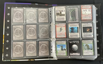 Lot 382 - A folder of STAR WARS CUSTOMISABLE CARD GAME...