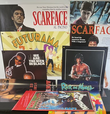 Lot 59 - A group of commercial movie and TV posters to...