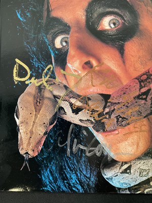 Lot 495 - ALICE COOPER - CONSTRICTOR LP Album signed by...