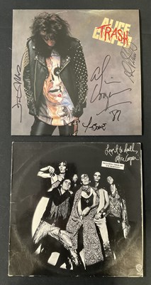 Lot 324 - ALICE COOPER TRASH LP Album signed by the...