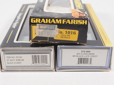 Lot 6 - A group of GRAHAM FARISH N gauge steam tank...