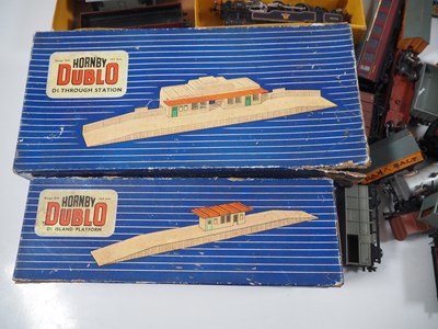 Lot 30 - A large crate of mixed HORNBY DUBLO OO gauge...