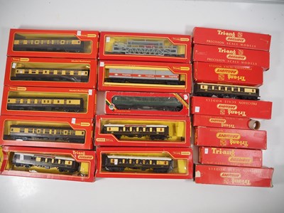 Lot 31 - A crate of TRI-ANG OO gauge model railway...