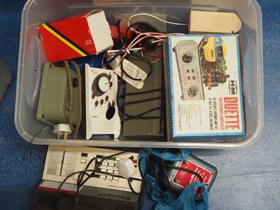 Lot 35 - A crate of mixed OO gauge model railway...