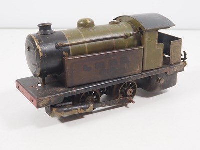 Lot 76 - A BOWMAN live steam O gauge 0-4-0 steam tank...