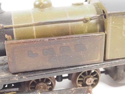 Lot 76 - A BOWMAN live steam O gauge 0-4-0 steam tank...