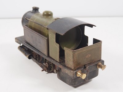 Lot 76 - A BOWMAN live steam O gauge 0-4-0 steam tank...