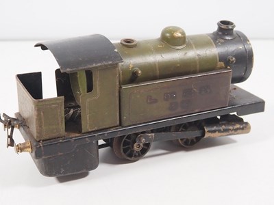 Lot 76 - A BOWMAN live steam O gauge 0-4-0 steam tank...