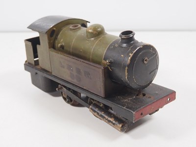 Lot 76 - A BOWMAN live steam O gauge 0-4-0 steam tank...