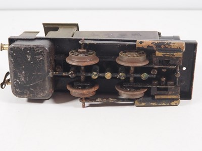 Lot 76 - A BOWMAN live steam O gauge 0-4-0 steam tank...