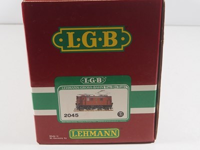 Lot 92 - An LGB G scale 2045 Swiss Outline electric...