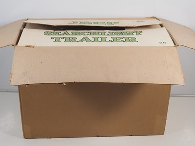 Lot 97 - A MARX TOYS Jeep and Searchlight Trailer,...