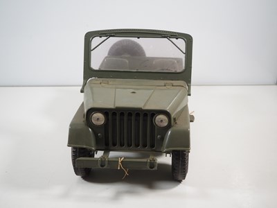 Lot 97 - A MARX TOYS Jeep and Searchlight Trailer,...
