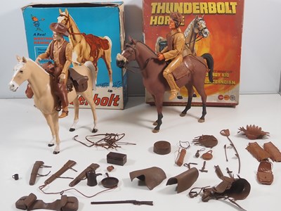 Lot 99 - A group of MARX TOYS 'Johnny West' action...