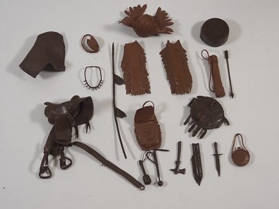 Lot 99 - A group of MARX TOYS 'Johnny West' action...