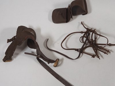 Lot 99 - A group of MARX TOYS 'Johnny West' action...