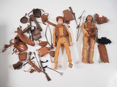 Lot 123 - A group of MARX TOYS 'Johnny West' action...