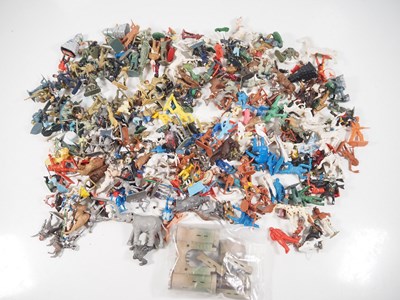 Lot 128 - A large quantity of plastic figures to include...