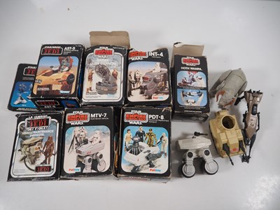 Lot 138 - A group of original vintage STAR WARS boxes...