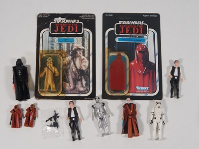 Lot 141 - A pair of vintage carded STAR WARS figures...