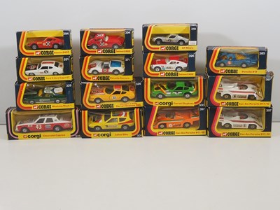 Lot 152 - A group of CORGI race cars including some Can...