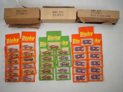 Lot 155 - A group of later issue DINKY carded vehicles...