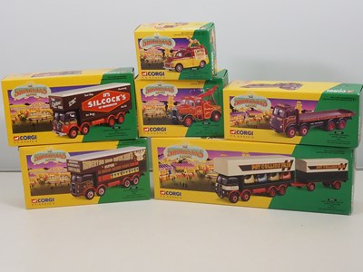 Lot 158 - A group of CORGI vehicles from 'The Showmans'...