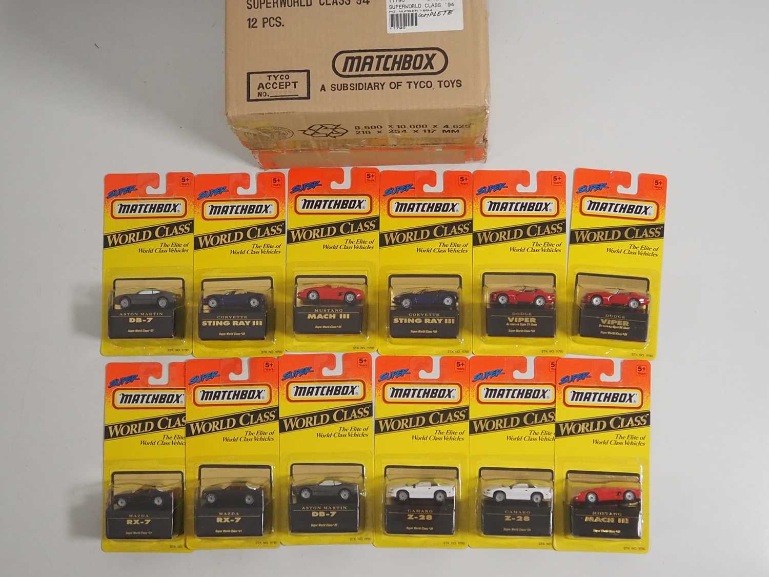 Lot 165 - A MATCHBOX (Tyco) trade pack containing 12x...