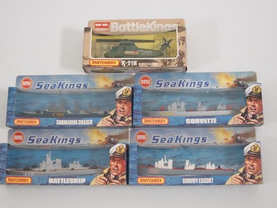 Lot 168 - A group of MATCHBOX (Lesney) Seakings battle...