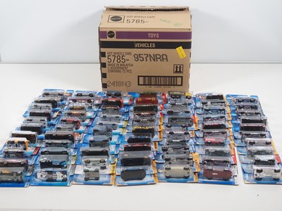 Lot 171 - A HOTWHEELS trade box of carded cars, as new,...