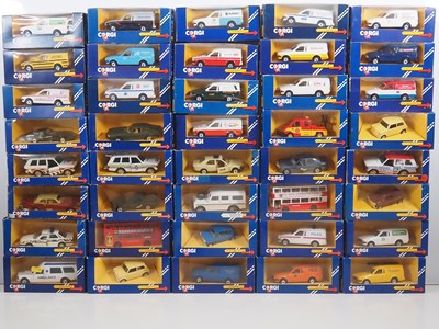 Lot 185 - A large quantity of CORGI diecast cars, all in...