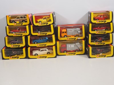 Lot 190 - A group of CORGI diecast cars, all in...