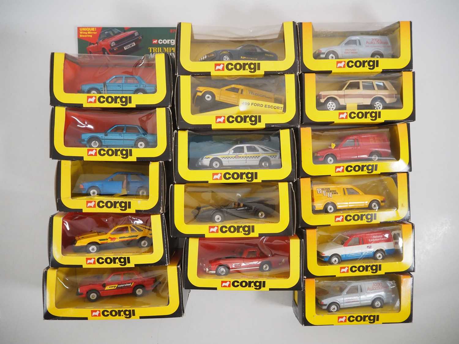 Lot 193 - A group of CORGI diecast cars, all in...