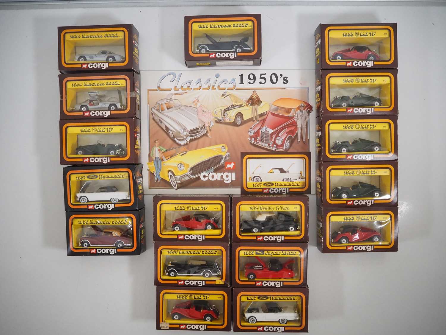 Lot 196 - A group of CORGI diecast 'Cars of the 50s'